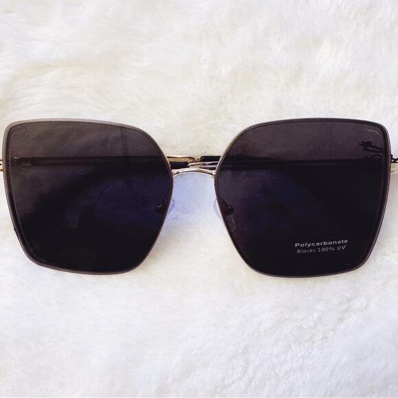 Stylens Accessories - Monica Black  Geometric Sunglasses
